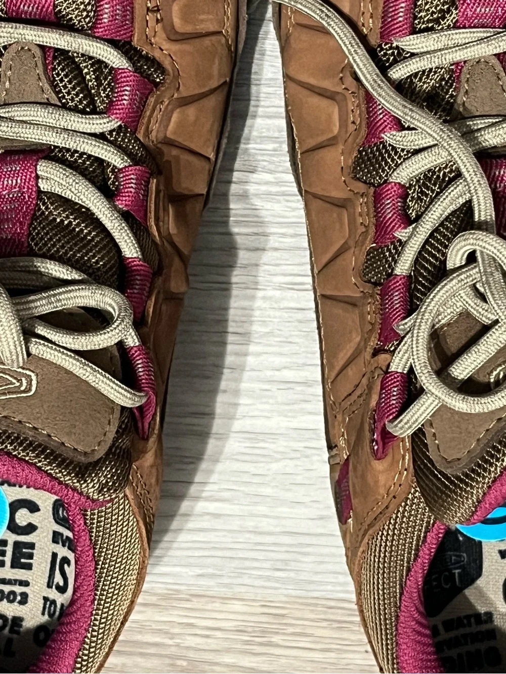 Keen Women's Brown and Magenta Trail Shoe